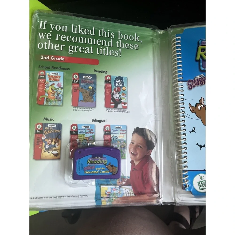 Leap Frog LeapPad Scooby Doo and the  Haunted Castle Book & Cartridge Game